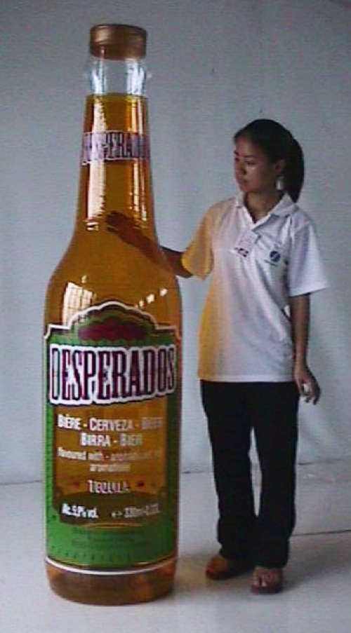 Point of Purchase Balloons sealed desperados bottle